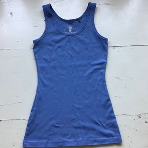 Tommy Bahama Blue Ribbed Tank Top XXS